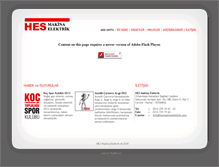 Tablet Screenshot of hesmakinaelektrik.com